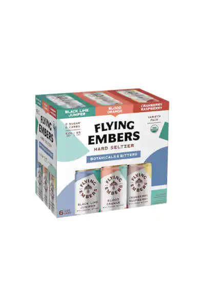Flying Embers Botanicals & Bitters Variety Pack Hard Seltzer