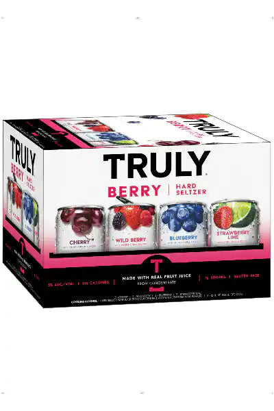 TRULY Hard Seltzer Berry Variety Pack, Spiked & Sparkling Water