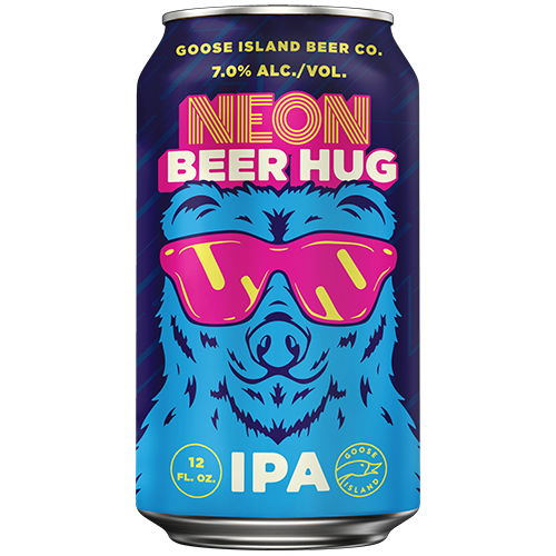 Goose Island Neon Beer Hug